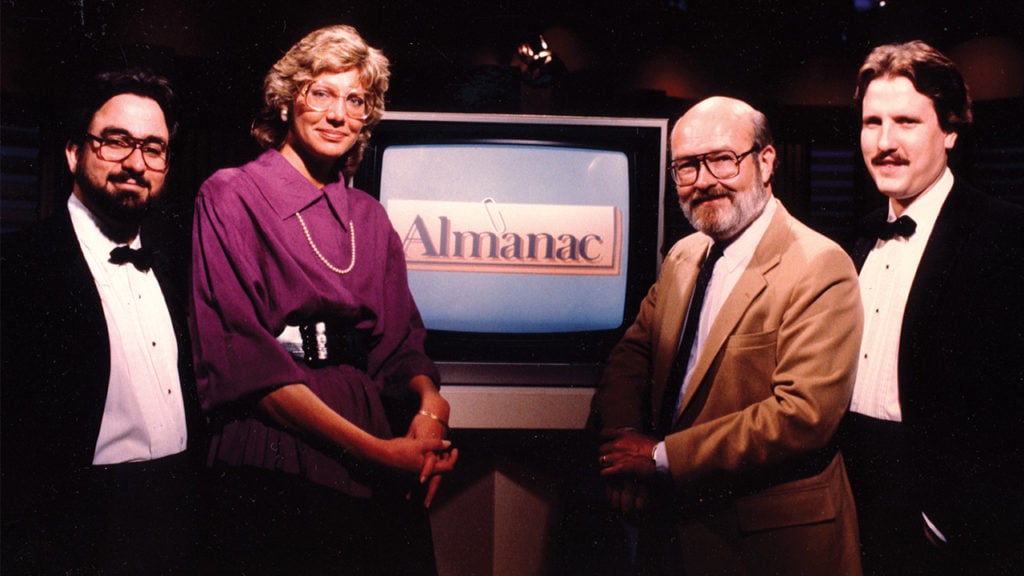 Vintage Image of Almanac Cast