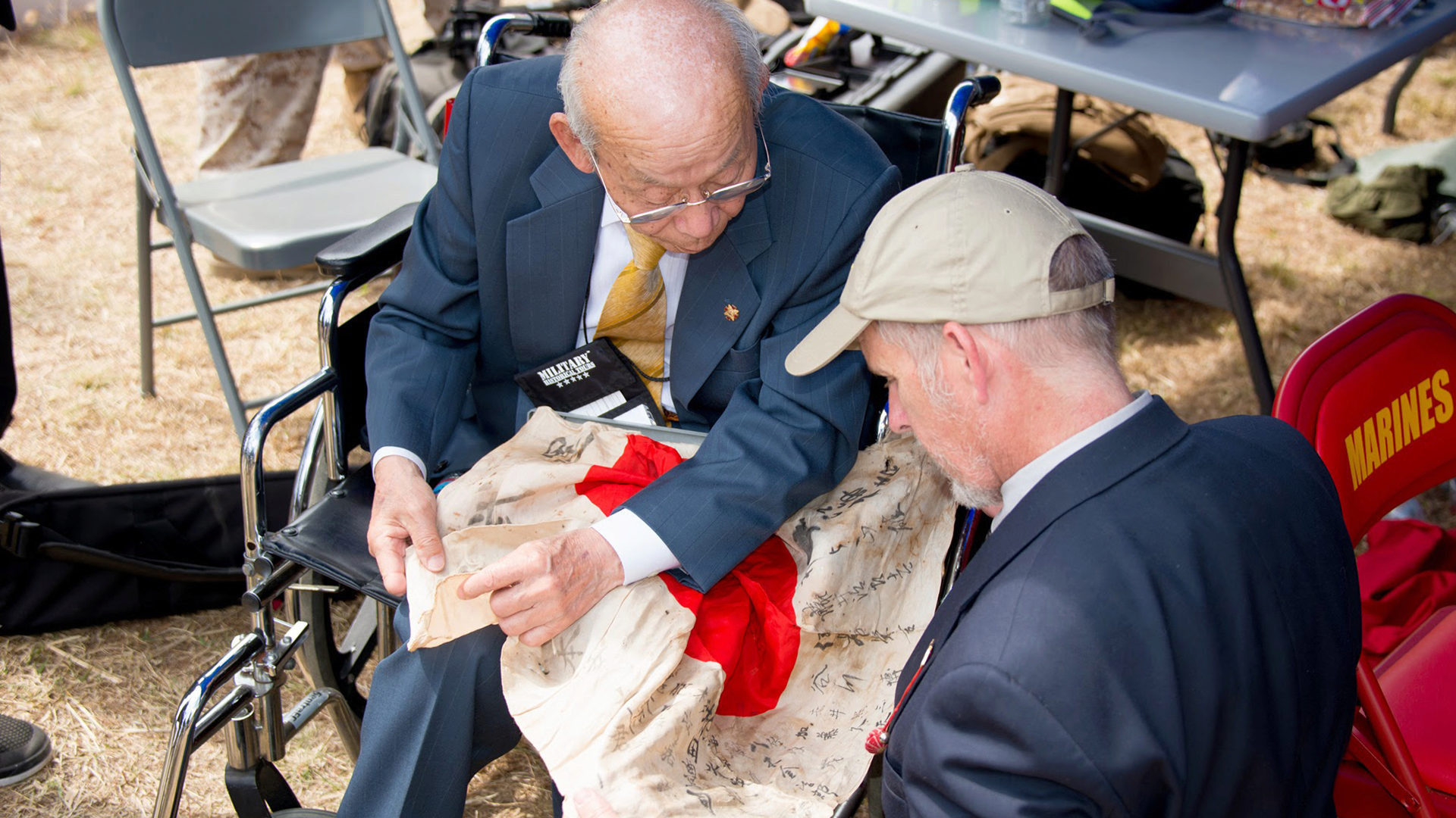 Show photo from Iwo Jima Combat to Comrades