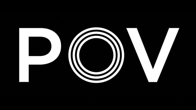 POV logo in black and white