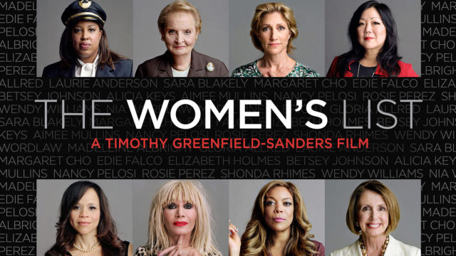 The Women's List promo poster