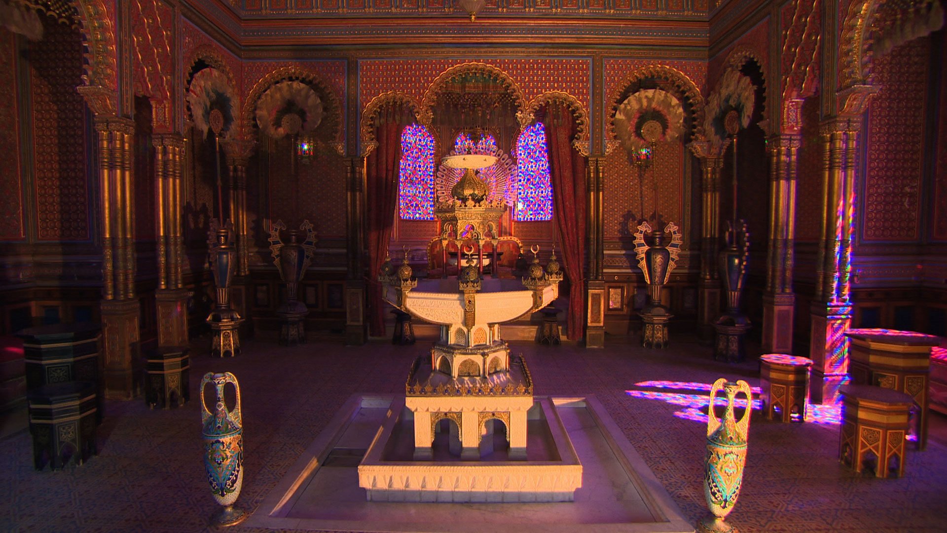 The Moorish Kiosk in Linderhof Palace