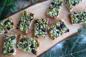 Cranberry Pumpkin Seed Bars