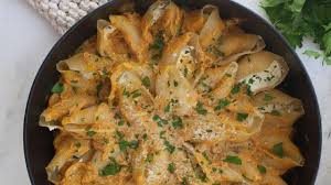 Pumpkin Alfredo with Ricotta Stuffed Shells