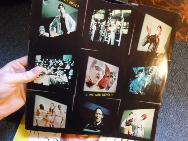 DEVO's first album inner sleeve