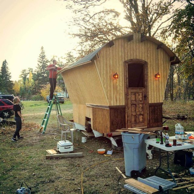 Constructing a tiny house