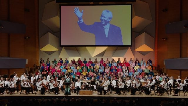 Maki Mandela Addresses Orchestra Hall