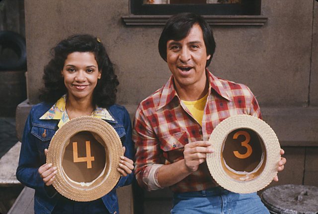 Maria and Luis, played by Sonia Manzano and Emilio Delgado.