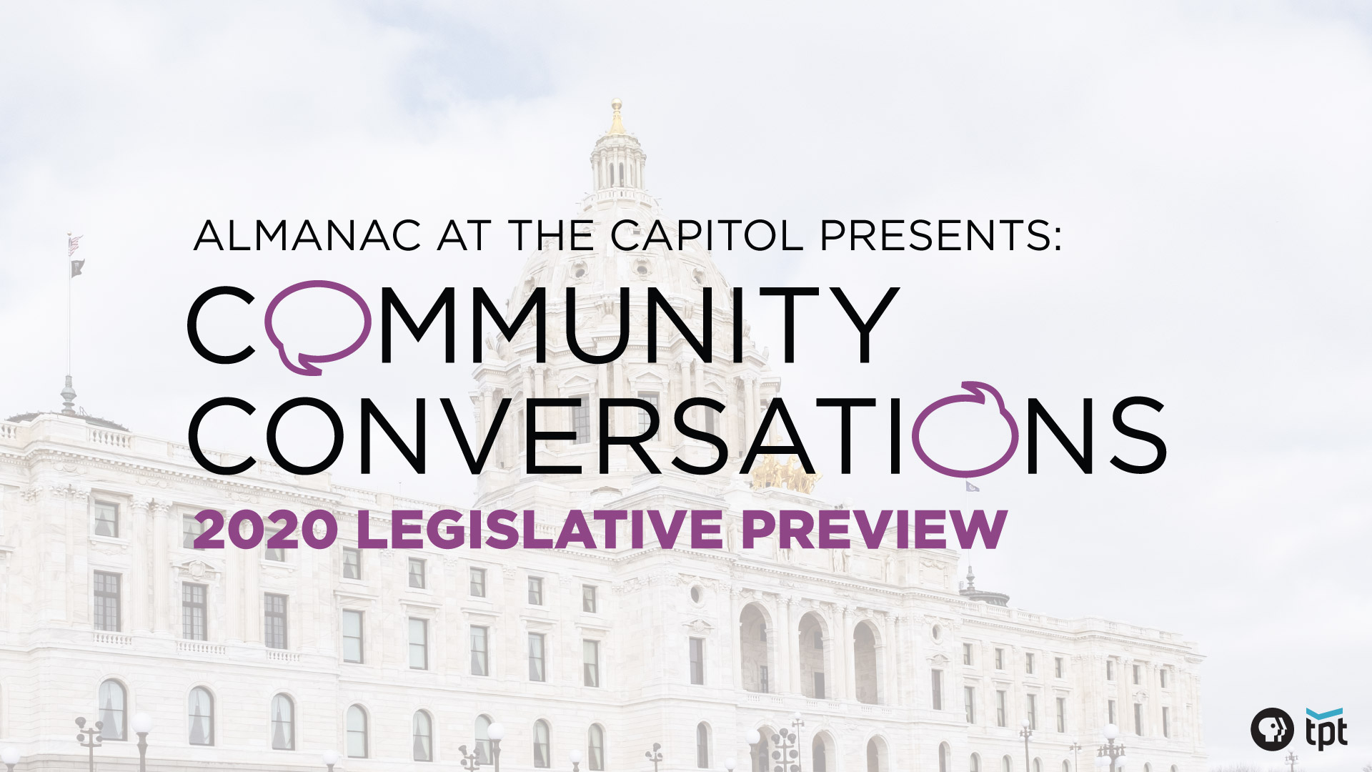 Almanac at the Capitol presents Community Conversations: 2020 Legislative Preview