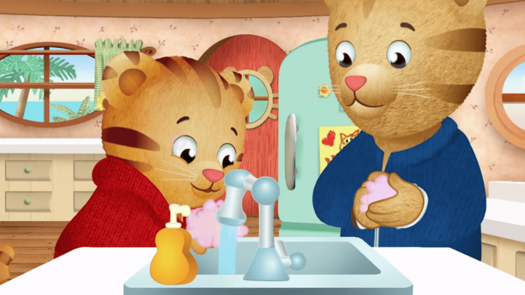 Daniel Tiger Washing Hands