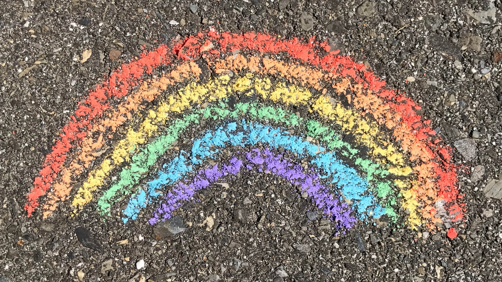 chalk rainbow