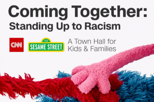 Sesame street racism event graphic