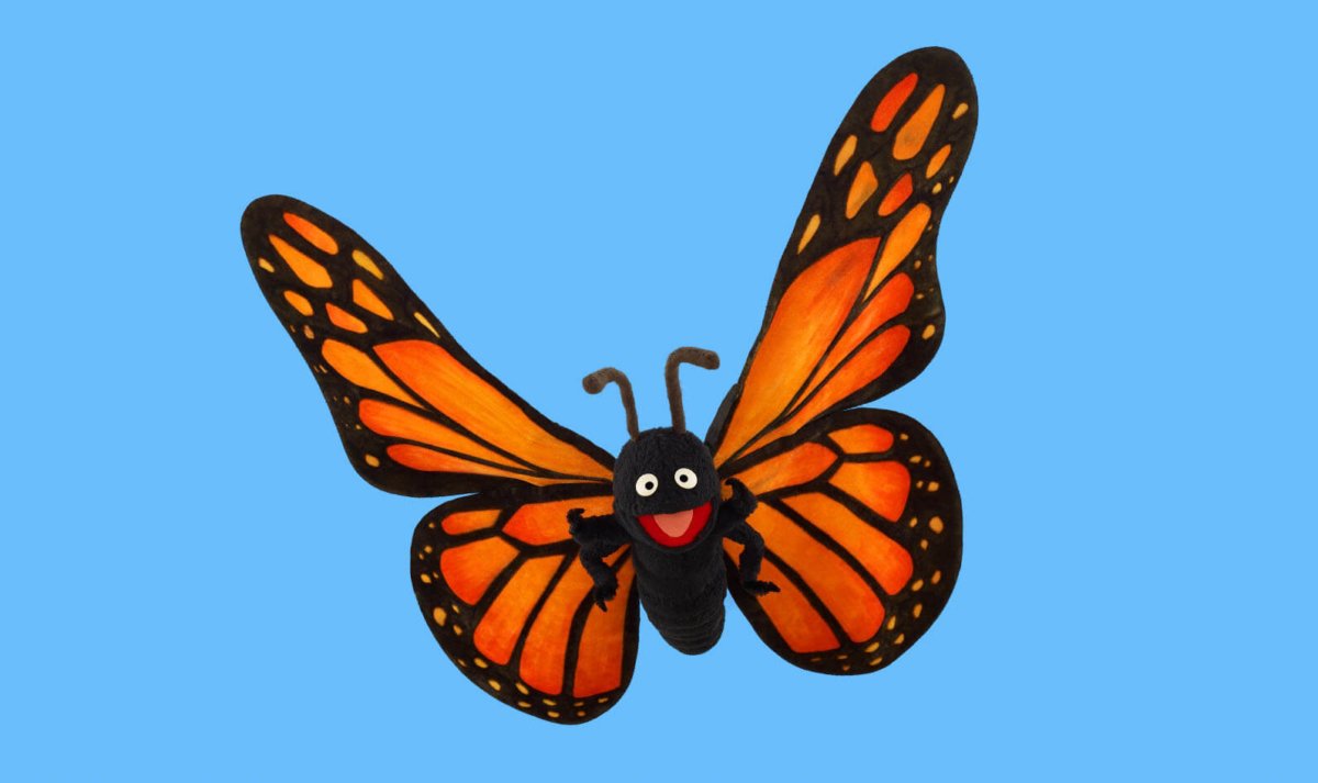 butterfly puppet