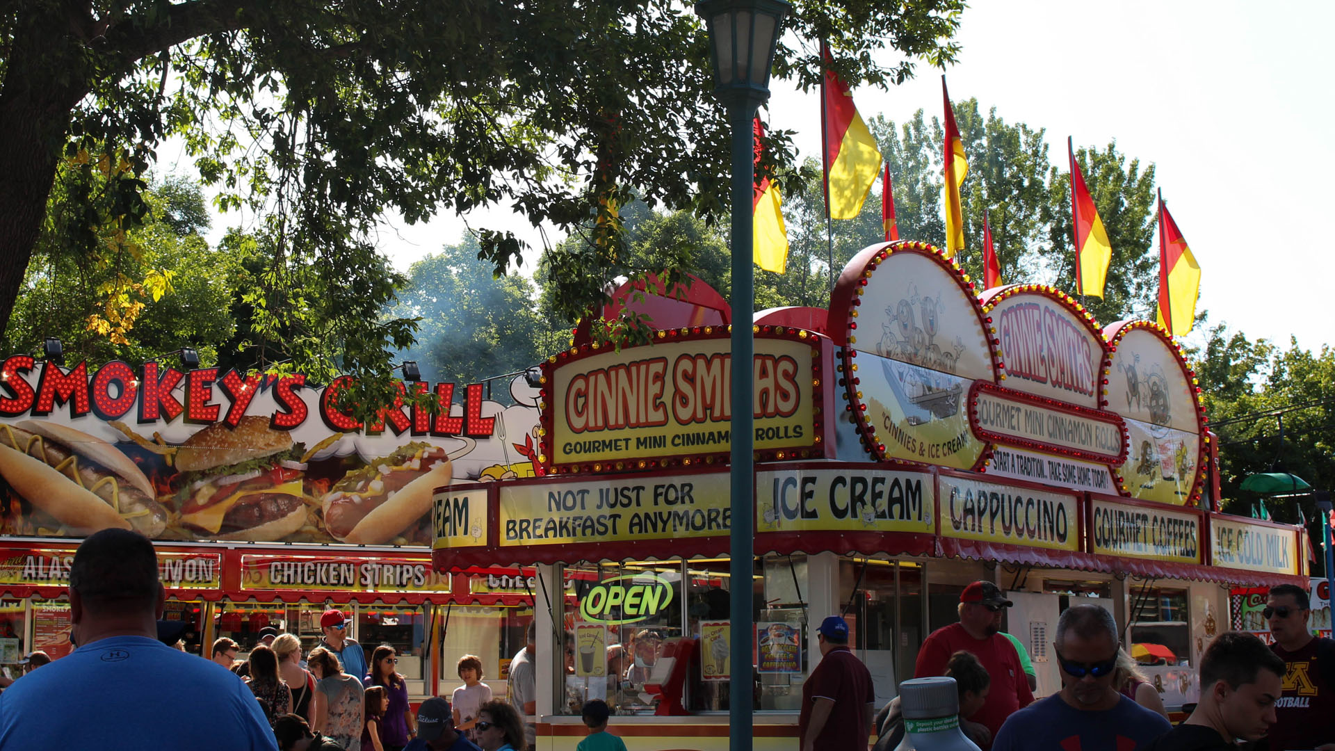 State fair food booth