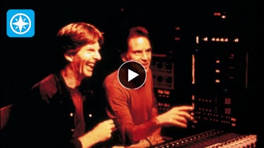 two members of grateful dead in recording booth