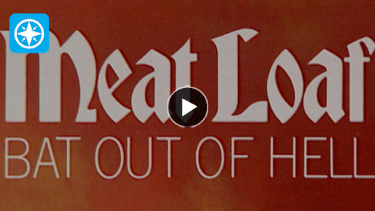 text that says meat loaf bat out of hell