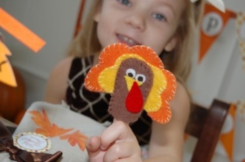 Turkey puppet