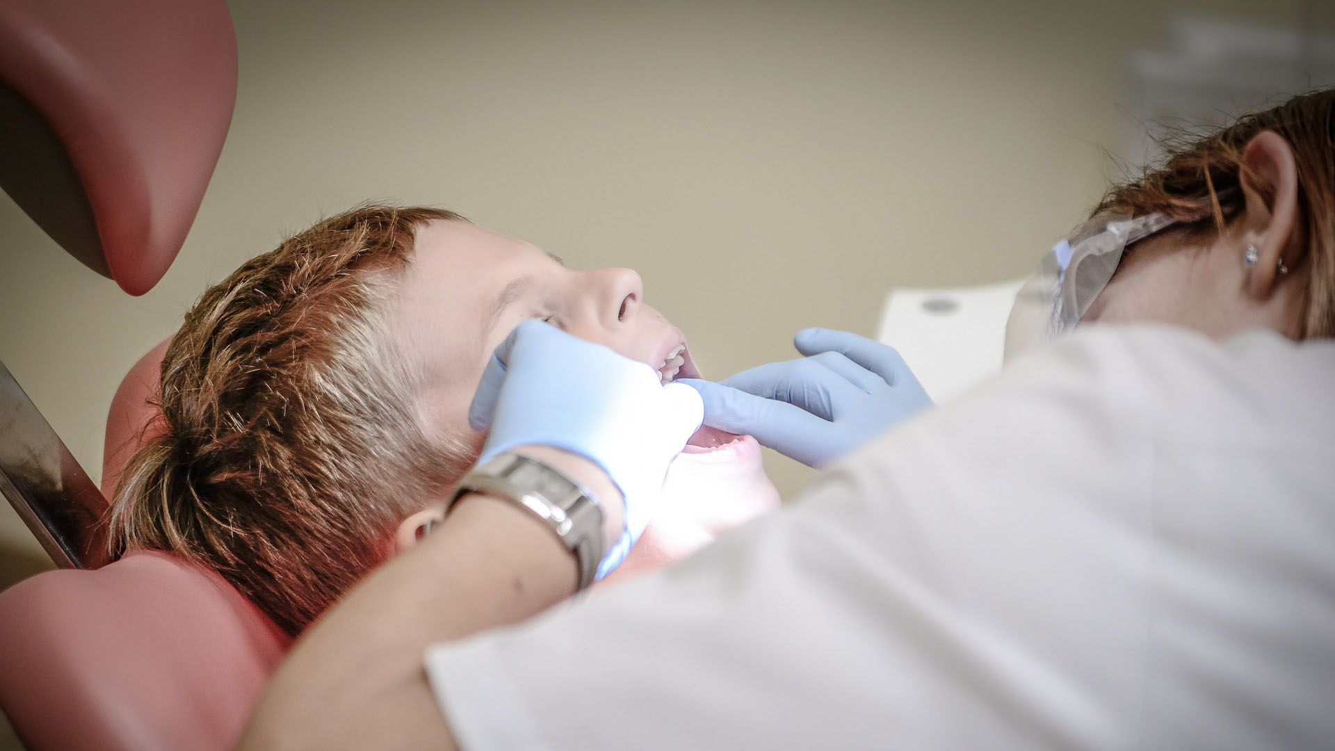 Child at dentist