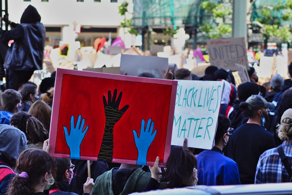 Black Lives Matter protesters