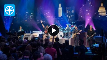 texas icons on stage at ACL