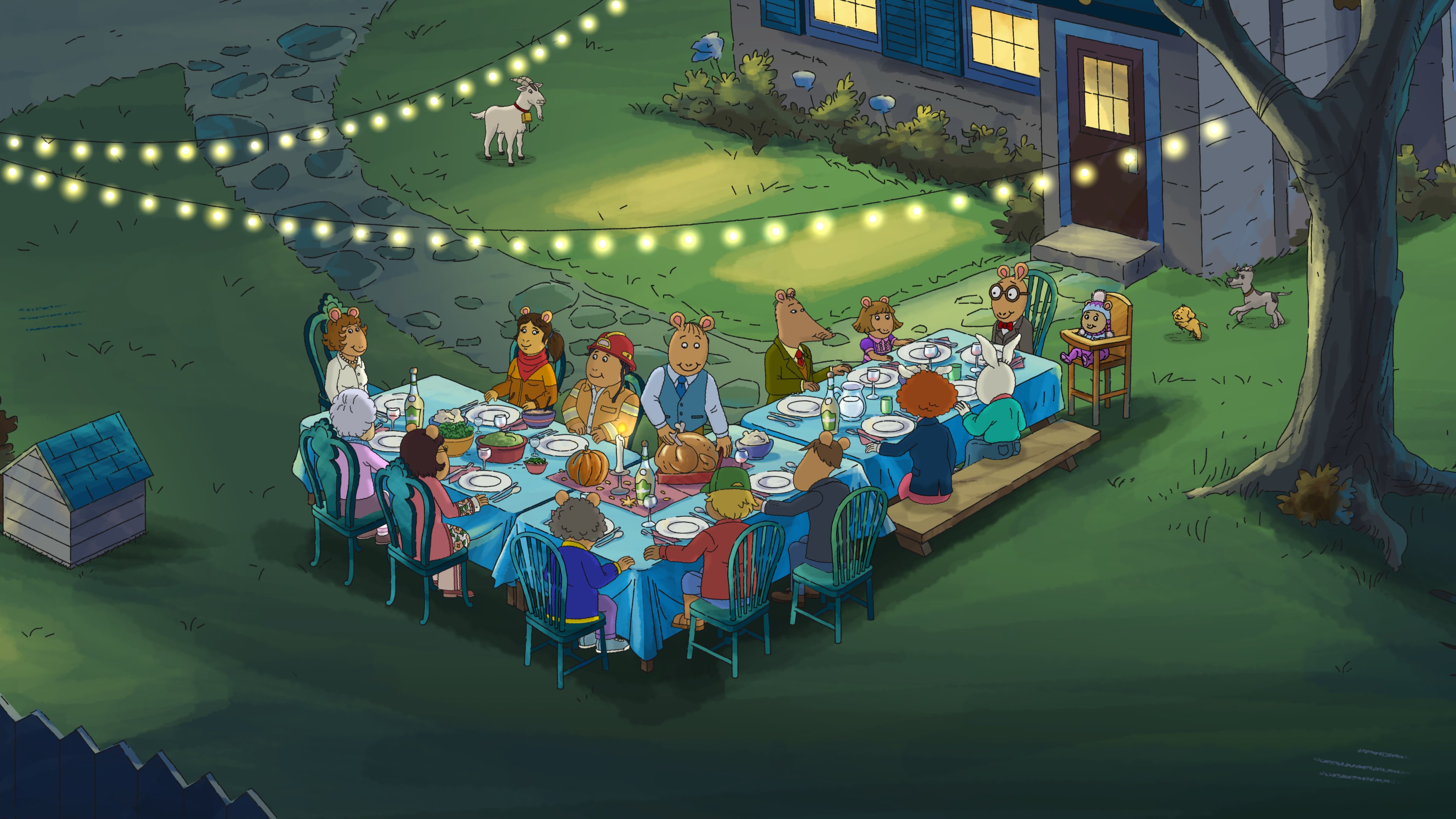 Arthur family dinner