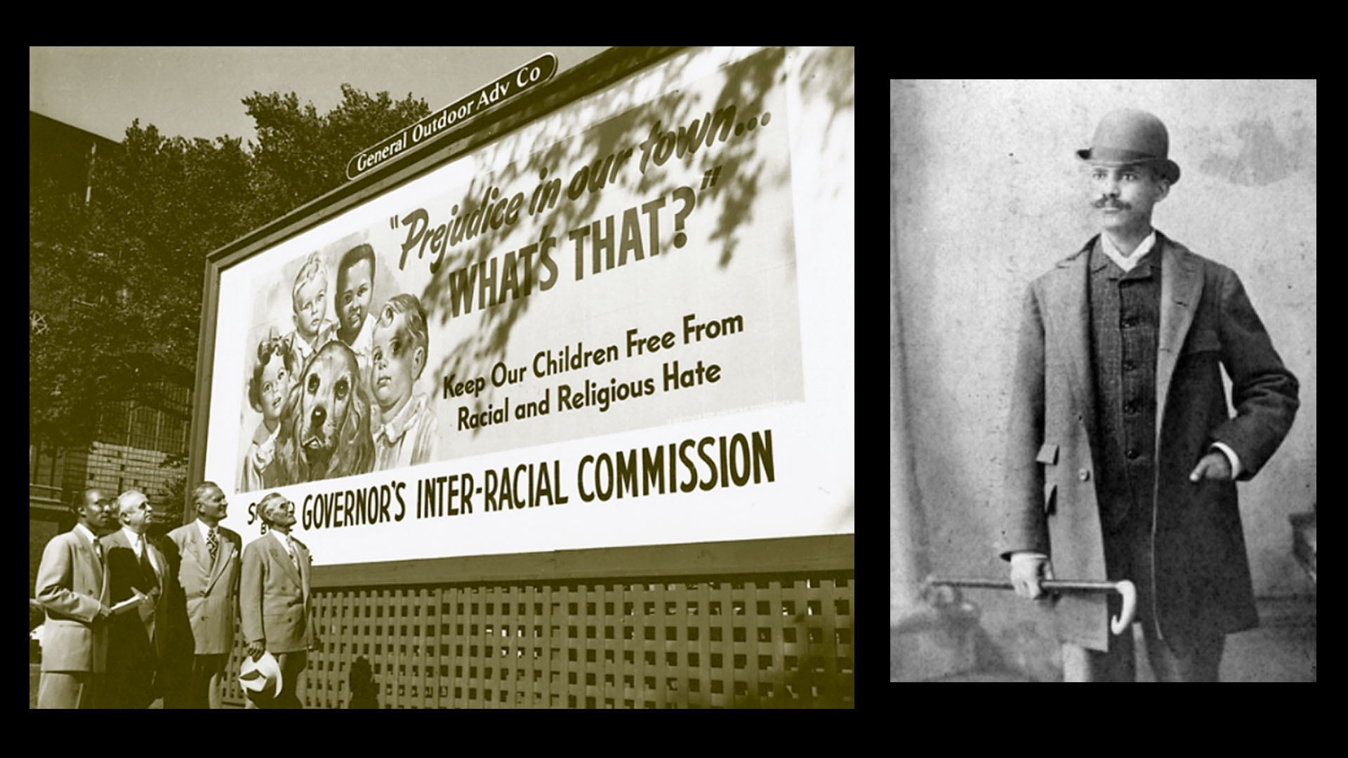 Billboard unveiled at the 1948 Minnesota State Fair; State Fair Award Winning Photographer Harry Shepherd