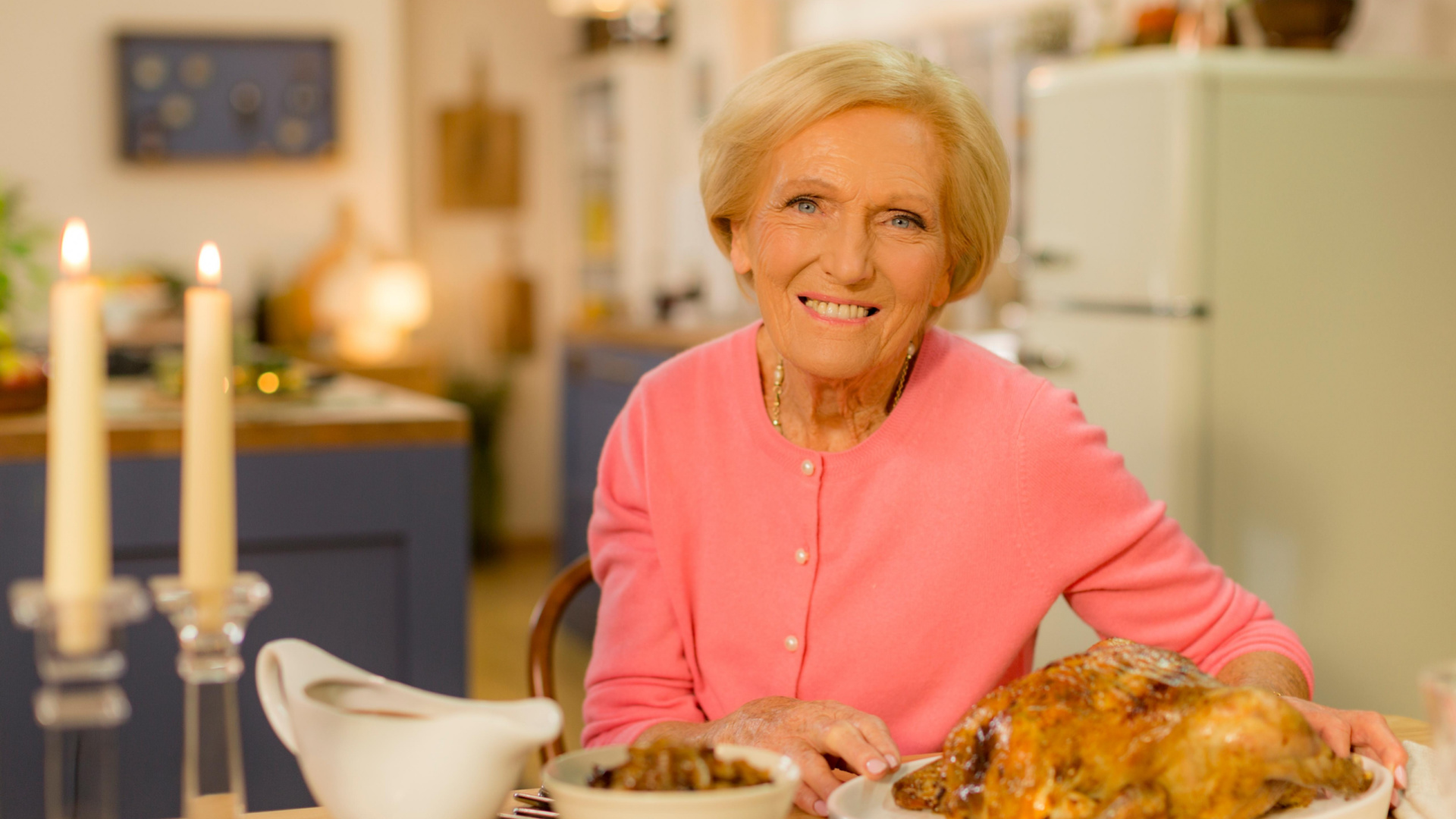 mary berry with a feast