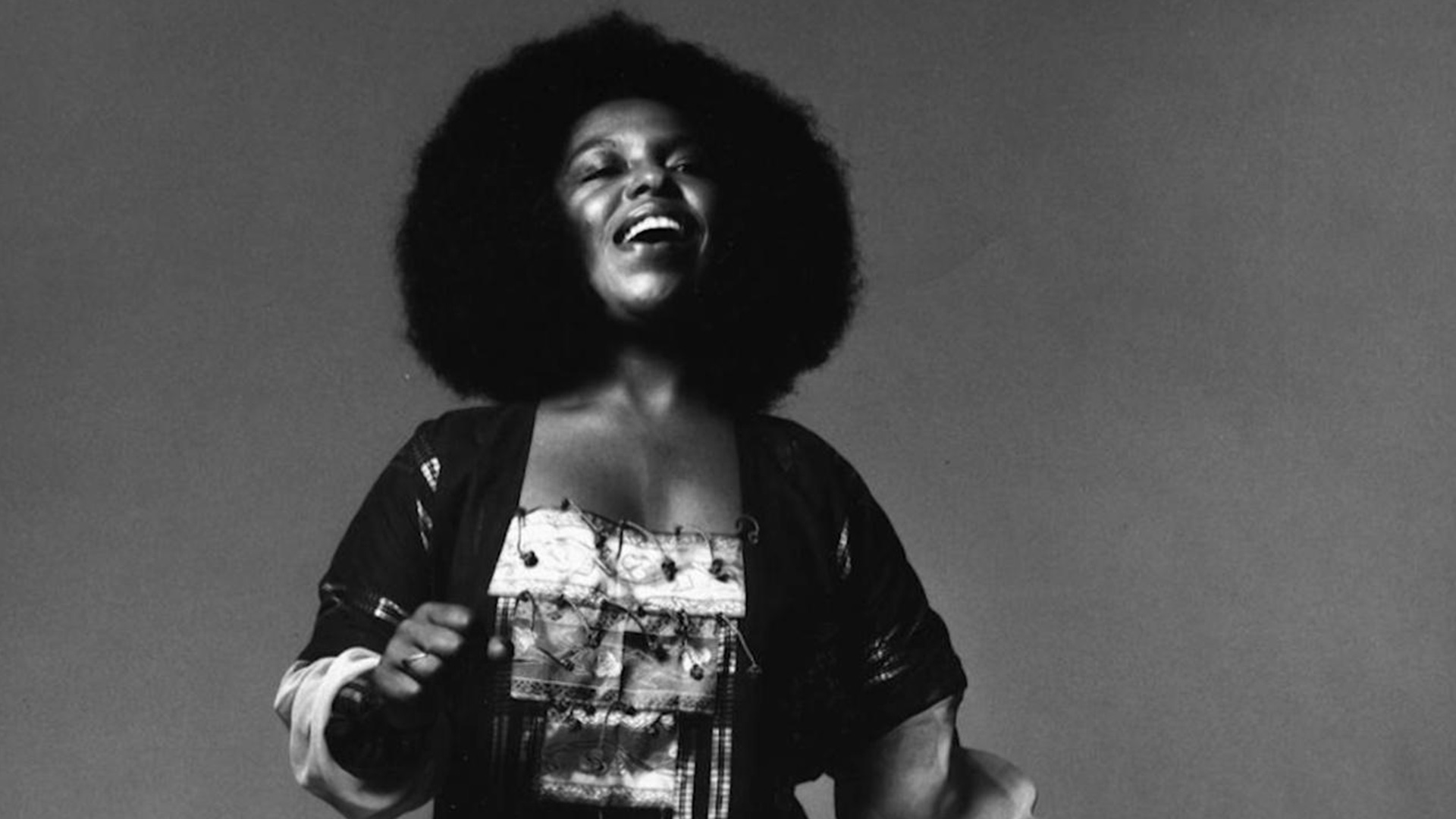 Roberta Flack laughing