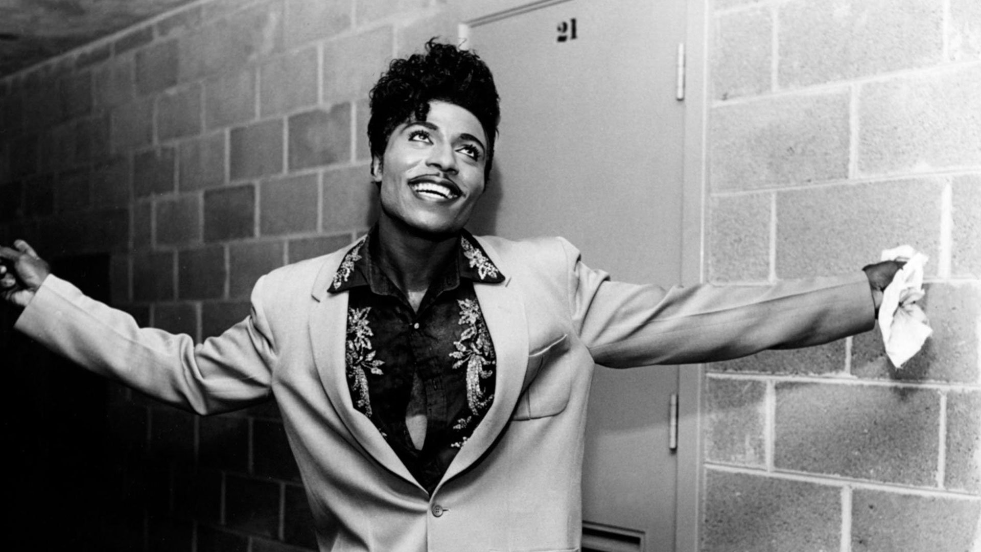 Little Richard smiles