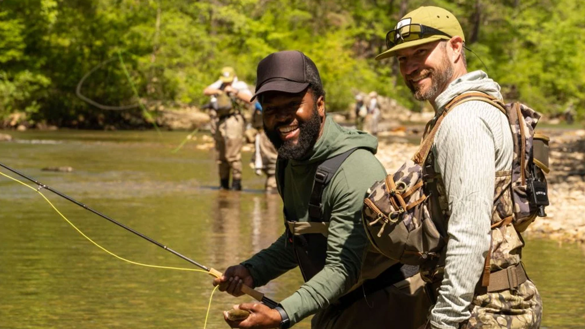Baratunde fishing